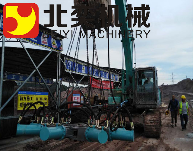 截樁機施工現(xiàn)場圖